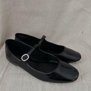 J Crew Black Mary Jane Shoes